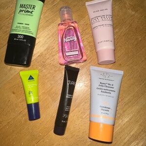 Bundle of 6 makeup skin products Juara, arrow, drunk elephant, handy, glow recip